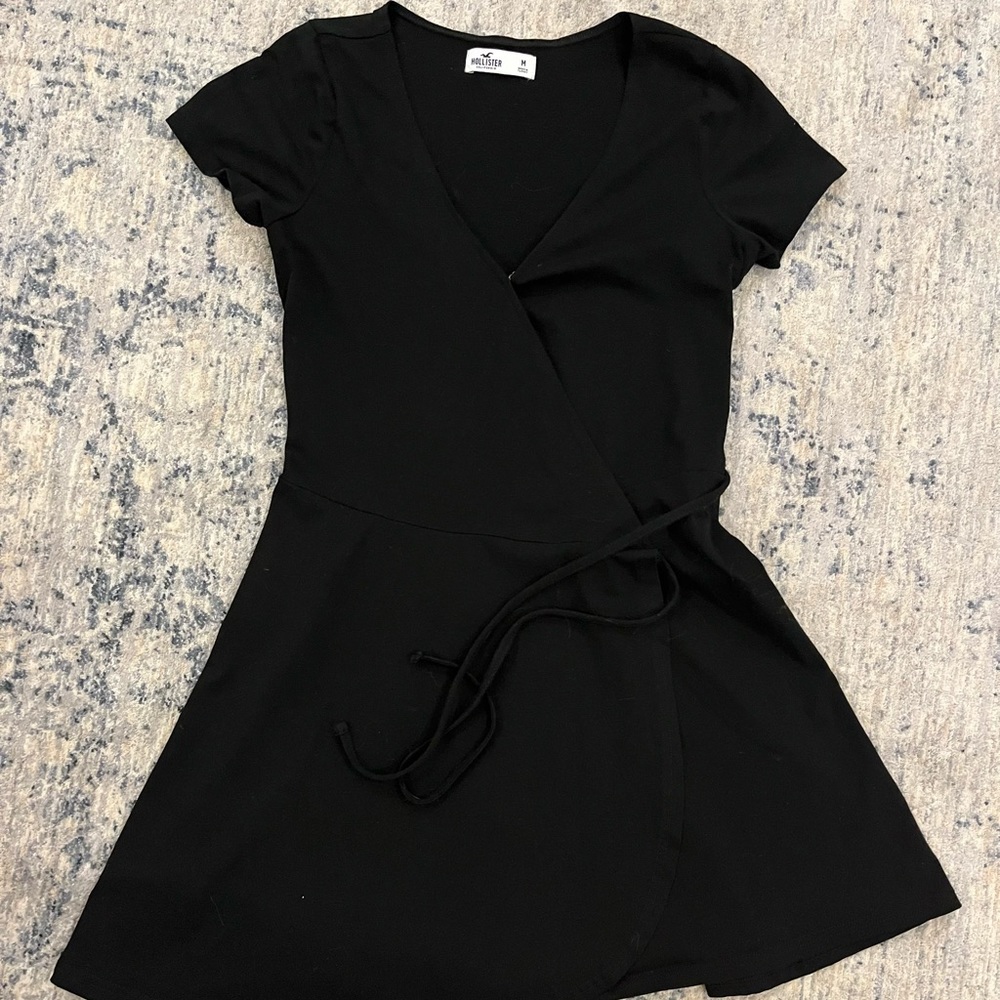 Hollister Black Wrap Dress!!